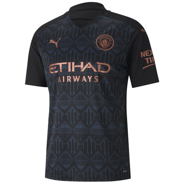 Thailand Trikot Manchester City Auswarts 2020-21 Schwarz Fussballtrikots Günstig